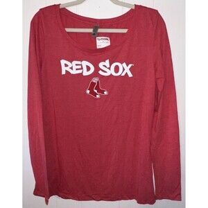 Boston Red Sox Long Sleeve Shirt - Next Level Apparel- Women’s Size LARGE - NWT